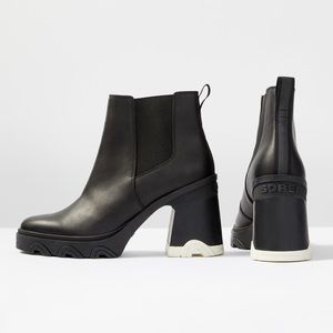 Sorel bred heel Chelsea boot